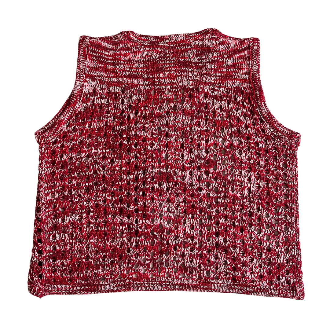 Poppy Bow Knit Vest