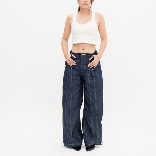 Pat Denim Pants