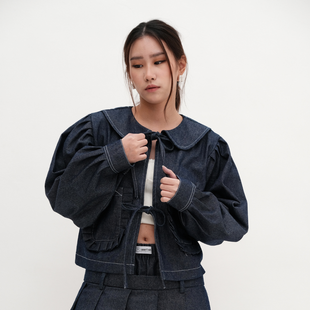 Perry Puffy Denim Outer