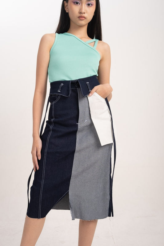 Hunter Two Tone Skirt ( JFW2023 exclusive )